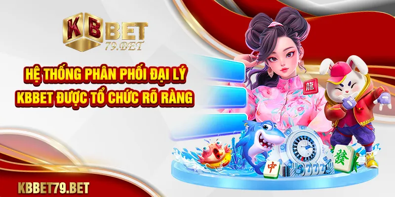 Hệ thống phân phối đại lý KBBET được tổ chức rõ ràng